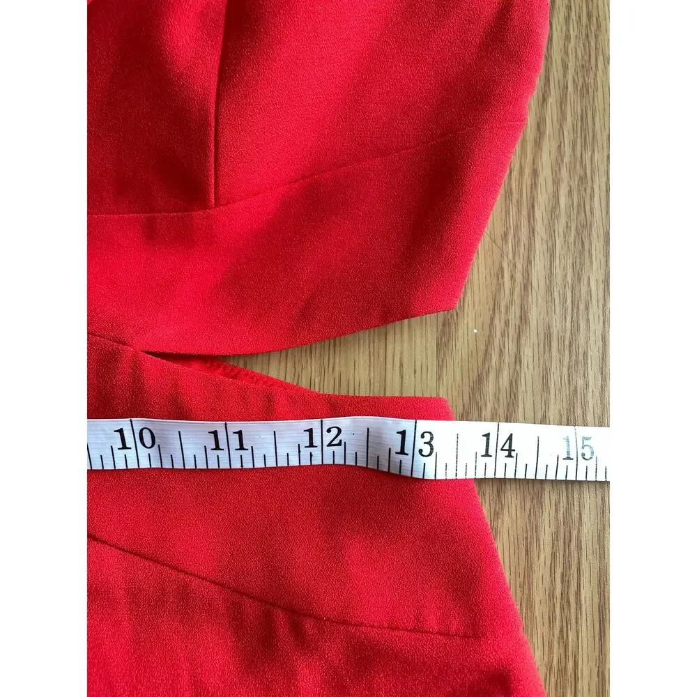 Halston Heritage Deep V Cutout Gown